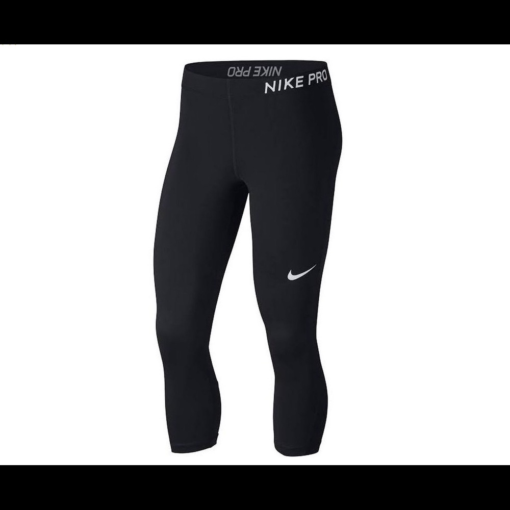 Bundle of 2 Black Nike Pro Capri Leggings